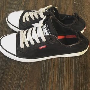 Black Levi shoes size 7.5
